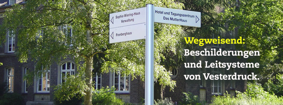 Beschilderungen & Leitsysteme