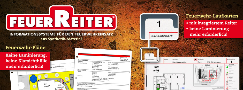 FeuerReiter®-InfoSysteme für den Feuerwehreinsatz